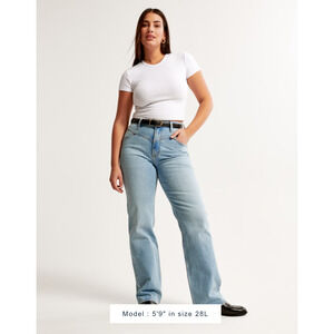 Abercrombie & Fitch THE 90'S RELAXED JEAN HIGH RISE Curve Love Size 33 / 16R